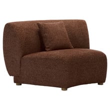 Crescent Wedge Armless Lounge Chair